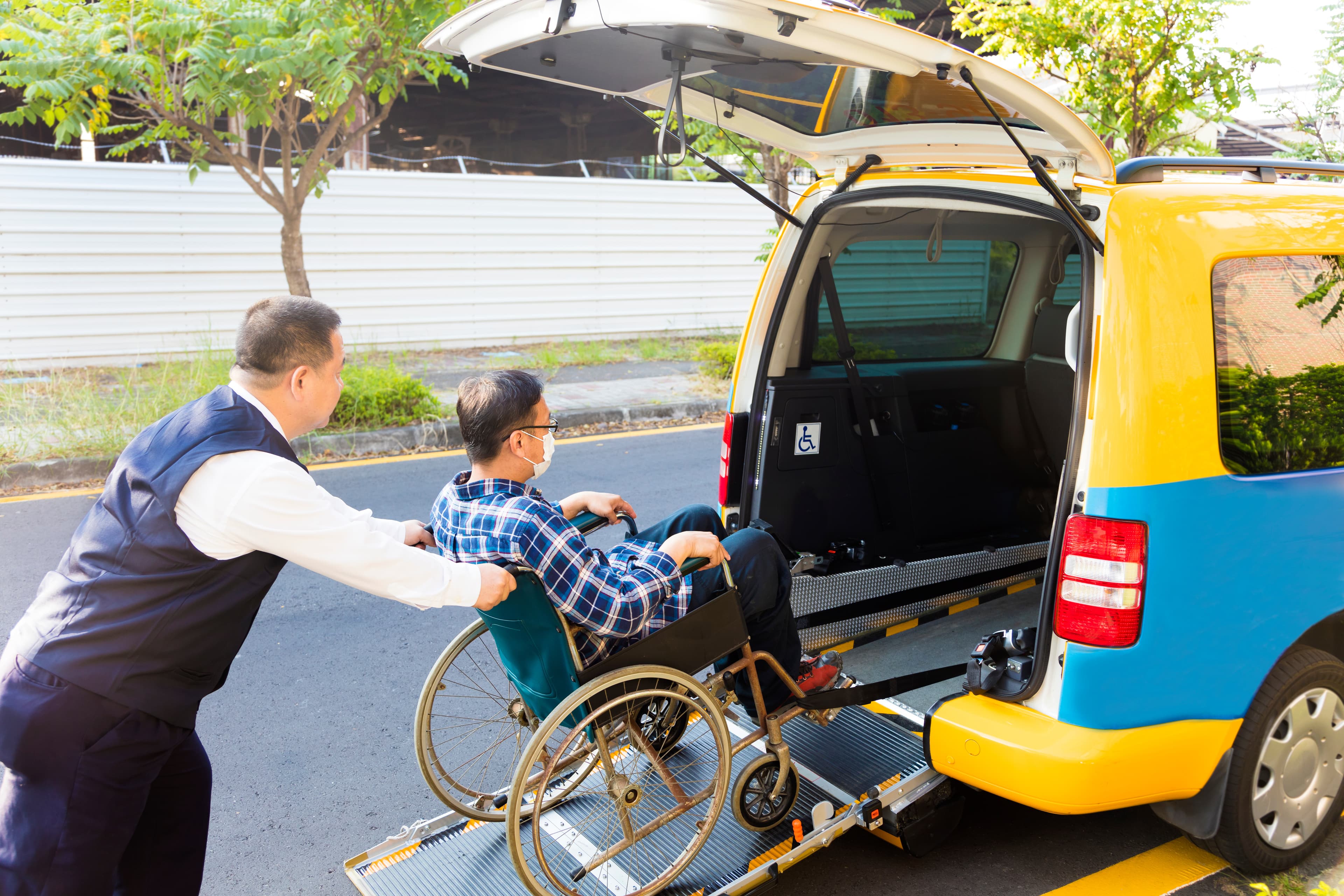 Wheelchair Loading into Van